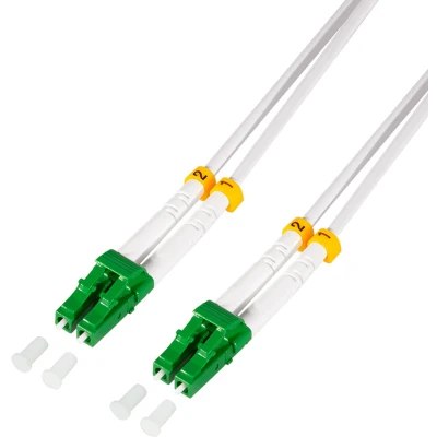 Afbeelding van LogiLink FC0LC03 Glasvezel Optische vezel Aansluitkabel [1x LC APC stekker 1x stekker] 9/125 µ Singlemode OS2 3.00 m