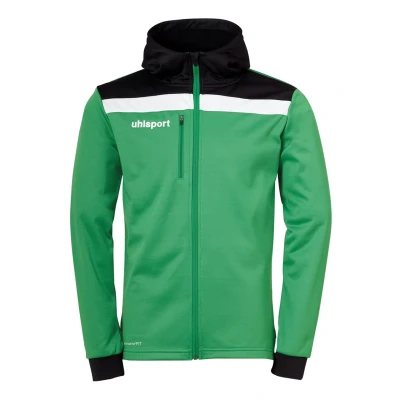 Afbeelding van uhlsport Sweater met rits voor kinderen, Maat: 128, Grün/schwarz/weiß