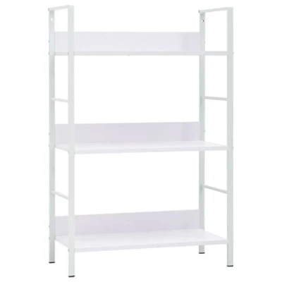 Afbeelding van Boekenkast met 3 schappen 60x27,6x90,5 cm spaanplaat wit