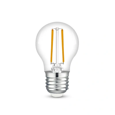 Afbeelding van Yphix E27 Led Filament Kogellamp Polaris G45 2,2w 2700k LEDdirect.nl