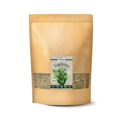 Afbeelding van Biojoy Biologische vogelmuur (500 g), gedroogd en gesneden, voor het zetten van thee, puur zonder additieven (Stelaria media)