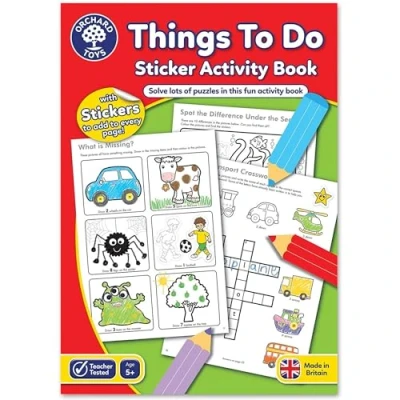 Afbeelding van Orchard Toys Things to Do activiteitenboek met stickers (meerkleurig)