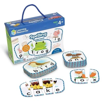 Afbeelding van Puzzel kaarten Spelling (Engels) / (EN)
