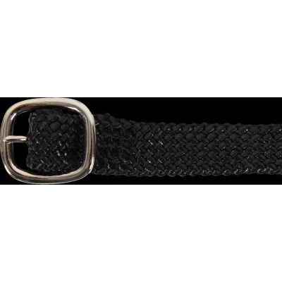 Afbeelding van Waldhausen Sporenriemen Premium Nylon Zwart/Zilver 43cm
