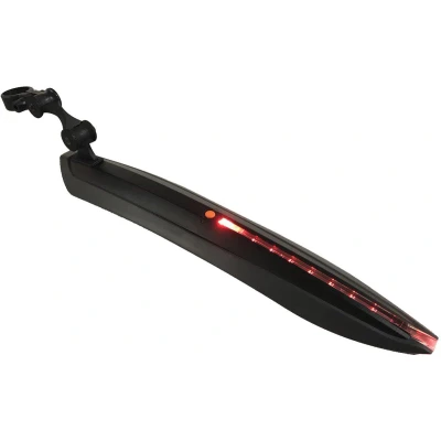 Afbeelding van Spatbord achter 24 28 zadelpen met ledstrip