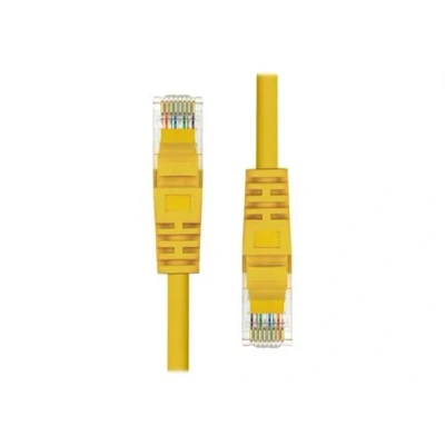Image de ProXtend Cordon de raccordement RJ 45 (M) pour 7 m UTP CAT 5e moulé, sans crochet jaune