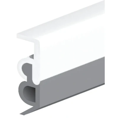 Afbeelding van Tochtprofiel opb ab alu wit 2,4m Deltafix