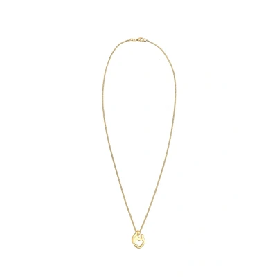 Afbeelding van Elli Heart Design Ketting goldcoloured, Dames, Maat: 45, Gold coloured