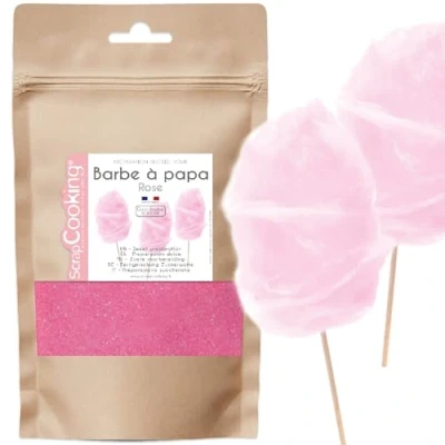 Image de Préparation barbe à papa rose arôme ScrapCooking