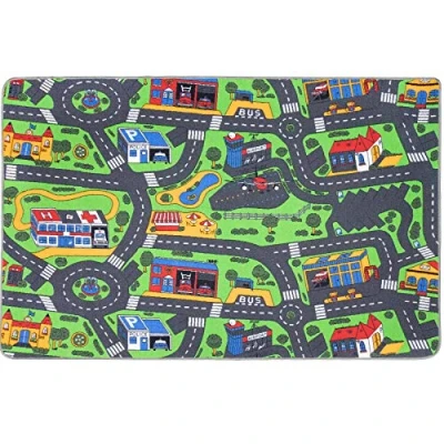 Afbeelding van Kindertapijt: verschillende motieven en maten, vuilafstotende laag, speeltapijt voor jongens meisjes, 1,40m x 2,00m