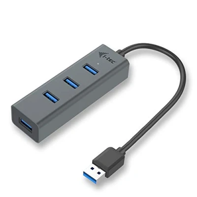 Image de i Tec USB 3.0 Metal Passive HUB Concentrateur (hub) 4 x SuperSpeed de bureau