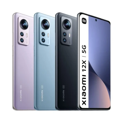 Afbeelding van Xiaomi 12 x smartphone 8 + 256 GB, display 6,28 inch 120 Hz AMOLED, processor Snapdragon 870, drievoudige camera 50 MP 13 5 MP, batterij 4500 mAh, blauw