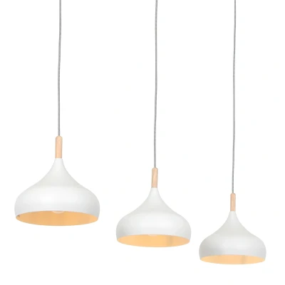 Afbeelding van Mexlite Bjorr hanglamp wit verstelbaar in hoogte Scandinavisch