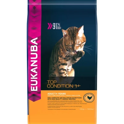 Afbeelding van Eukanuba Kat Adult Top Condition 1+ Kip Lever 10 kg