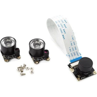 Afbeelding van CAMERAMODULE MET 2 IR LEDS VOOR RASPBERRY PI®