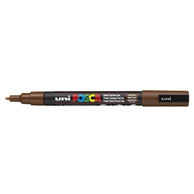 Afbeelding van Verfstift Posca PC3M F bruin