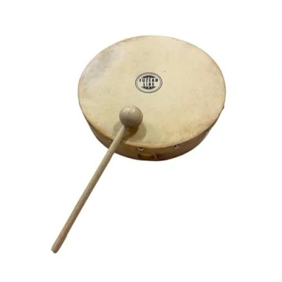Image de Percussions enfants FUZEAU TAMBOURIN PEAU NATURELLE 15 CM Tambourins Tambours Bongos