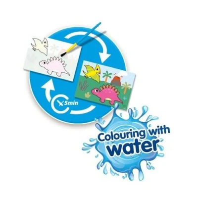 Image de Coloriage a l&#039;eau Dinos