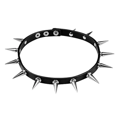 Afbeelding van Boland Halsband Spike de luxe Volwassenen Unisex Rocker Punk en Aso
