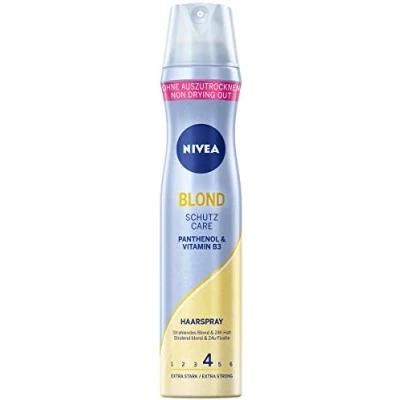 Afbeelding van NIVEA Blond Protection Extra Sterk Styling Spray (250 ml) met panthenol en vitamine B3 24h grip