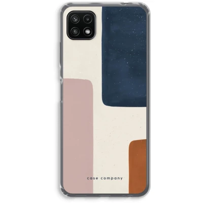 Afbeelding van Case Company® hoesje geschikt voor Samsung Galaxy A22 5G Geo #5 Soft Cover Telefoonhoesje Bescherming aan alle Kanten en Schermrand