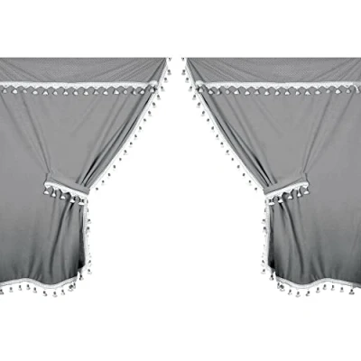Afbeelding van Truck Gordijnen PREMIERE Grijs 9pcs