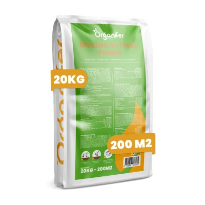 Afbeelding van Organifer Meelworm Frass Insectenmest Korrels (20 kg voor 200 m2)
