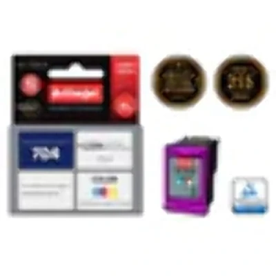 Afbeelding van Originele inkt cartridge Activejet AH 704BR Geel Cyaan/Magenta/Geel