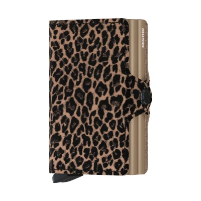 Afbeelding van Secrid Twinwallet portemonnee Leo beige Dames