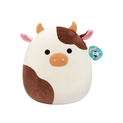 Afbeelding van Squishmallows Ronnie Cream and Brown Cow 40cm pluche