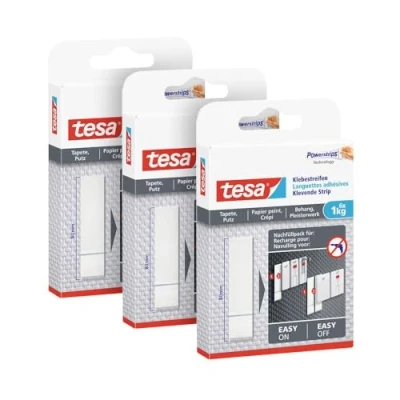 Afbeelding van tesa 77771 Klevende strip Wit