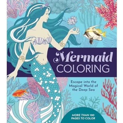 Afbeelding van Chartwell Coloring Books Mermaid