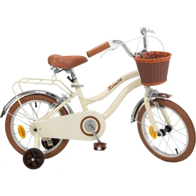 Afbeelding van Toimsa Vintage Kinderfiets Meisjes Beige;Bruin 16 Inch