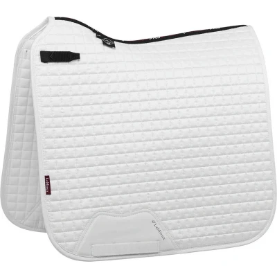 Afbeelding van LeMieux Zadeldekje Luxury Square Dressuur Wit L (Full)