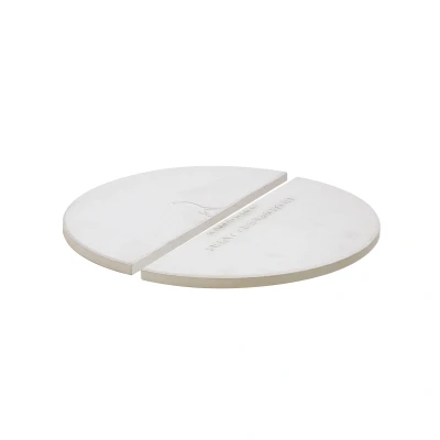 Afbeelding van Kamado Joe Half Moon Deflector Plates Classic Plaat Wit Hulpmiddelen