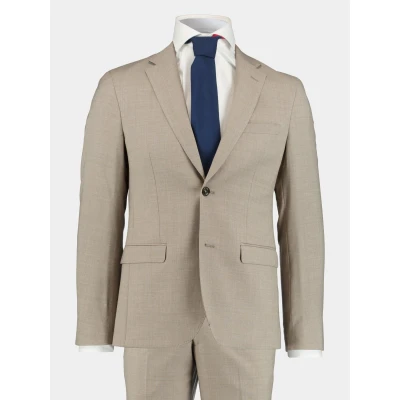 Afbeelding van Scotland Blue Kostuum Beige D8 Toulon Suit Wool 233028TO12SB/820 sand