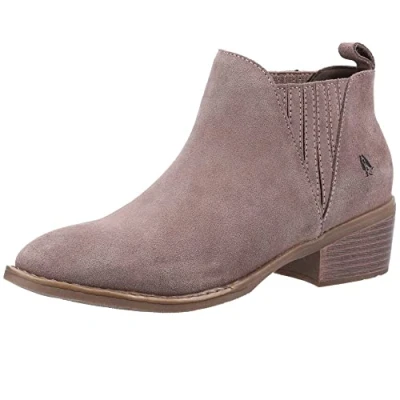 Afbeelding van Hush Puppies Isobel enkellaarsjes voor dames, Taupe