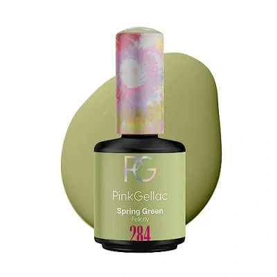Afbeelding van Pink Gellac 284 Spring Green Gel Nagellak 15 Ml