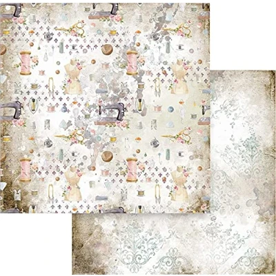 Afbeelding van Stamperia Romantic Threads Texture 12x12 Inch Paper Sheets (10pcs) (SBB791) (DISCONTINUED)