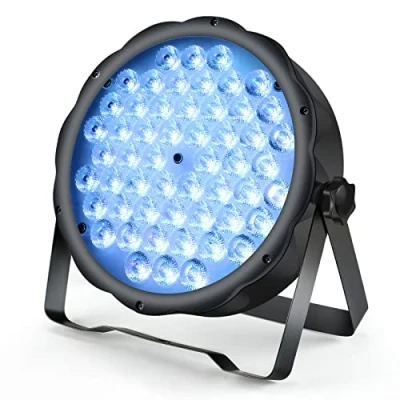 Afbeelding van BETOPPER DJ lichten led podiumverlichting 54 x 1,5 W RGB Licht DMX512 3 in 1 Disco Geschikt voor Bruiloften Clubs Bars Shows (1 stuk)