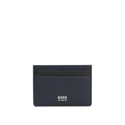 Afbeelding van BOSS Jinko CARD Holder Portemonnee, Heren, Maat: One Size, Dark blue