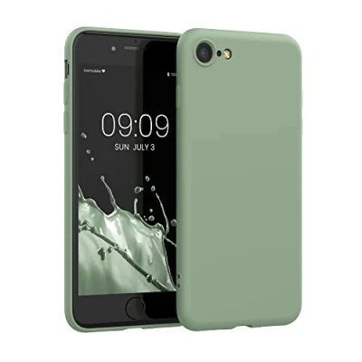 Afbeelding van kwmobile telefoonhoesje geschikt voor Apple iPhone SE (2022) / (2020) 8 7 Hoesje smartphone Back cover in vintage groen