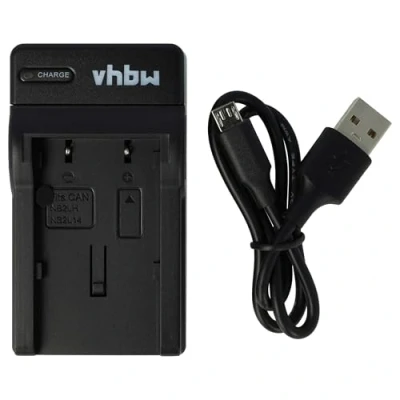 Afbeelding van vhbw Oplader compatibel met Canon PowerShot G7, G9, S30, S40, S45, S50, S60, S70, S80 camcorder, actiecamera, station, laadindicator