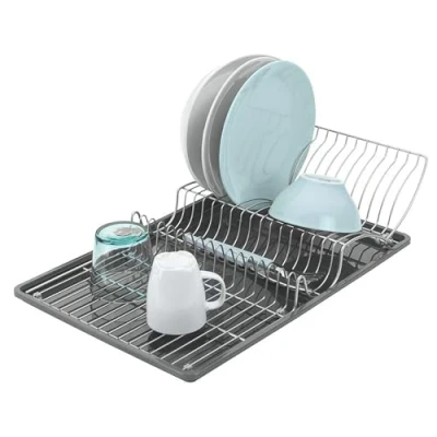 Afbeelding van Afdruiprek voor Keukengootsteen Metaltex Wing tex Metaal (50 x 31 11 cm)