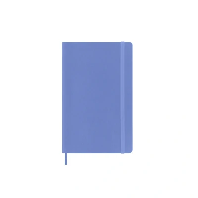 Afbeelding van Notitieboek Moleskine large 130x210mm blanco soft cover hydrangea blue