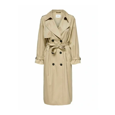 Afbeelding van ONLY Onlchloe Double OTW NOOS Trenchcoat, Dames, Maat: XL, Tannin