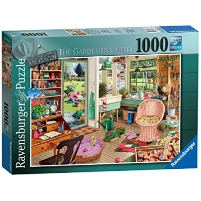 Afbeelding van Ravensburger legpuzzel the Gardener&#039;s shed. My haven nr 8. 1000 stukjes