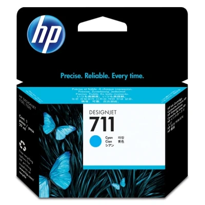Image de HP 711 cartouche d&#039;encre DesignJet cyan, 29 ml