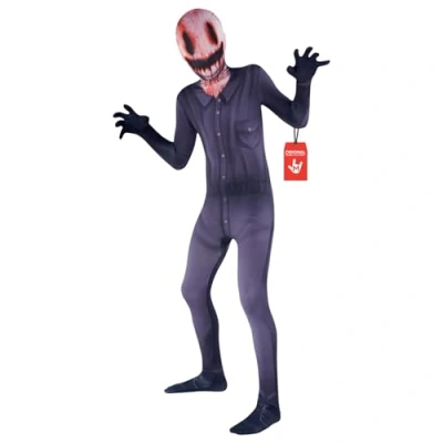 Afbeelding van Morph suits monsterkostuum voor kinderen, glimlachend The Smiler Monster Halloween, Halloween kostuum maat M