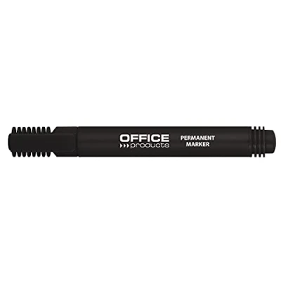 Afbeelding van Office Products permanent marker 1 3 mm, rond, zwart 12 stuks